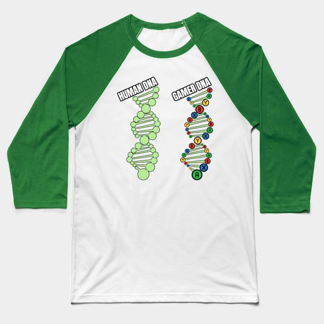 Gamers DNA XB Edition Baseball T-Shirt by Gamers Gear